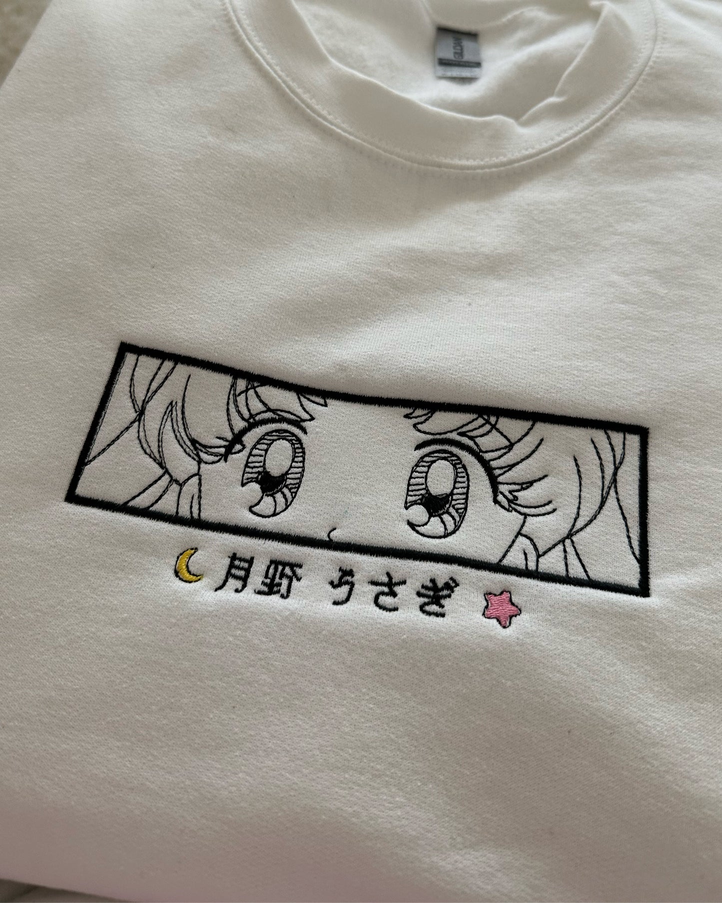 Sailor Moon Embroidered Crewneck Sweatshirt